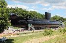 HMCS OJIBWA a Cold War Oberon Class submarine, an artifact of the Elgin Military Museum in St. Thomas, Ontario